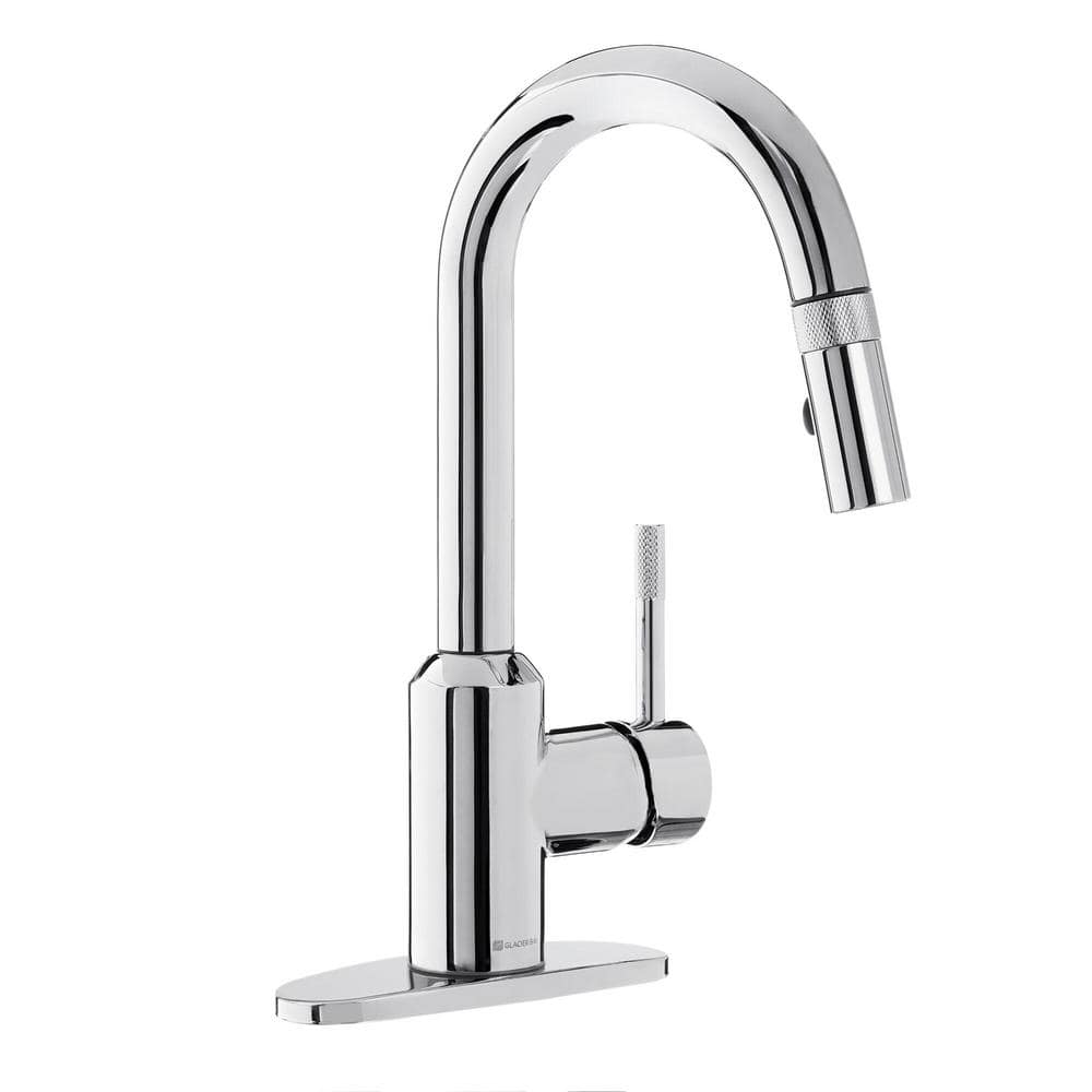 Glacier Bay 2600 Series Single-Handle Pull Down Sprayer Laundry Faucet in Chrome
