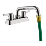 Glacier Bay Aragon 4 in. Centerset 2-Handle Laundry Utility Faucet in Chrome
