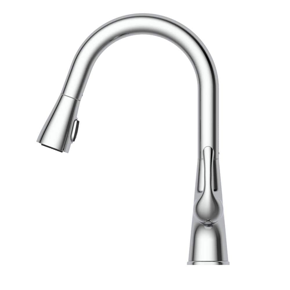 Glacier Bay Clare Single Handle Pull Down Utility Faucet in Chrome