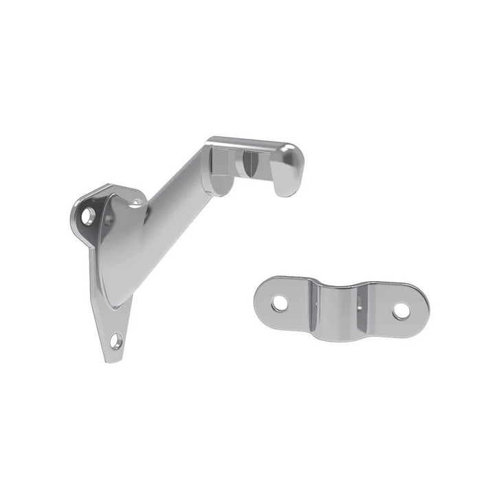 HICKORY HARDWARE Hand Rail Brackets Collection Handrail Bracket 3 in. Chrome Finish (15-Pack)
