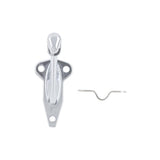 HICKORY HARDWARE Hand Rail Brackets Collection Handrail Bracket 3 in. Chrome Finish (15-Pack)