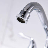 Phiestina Chrome Utility Sink Laundry Faucet with Swivel Spout