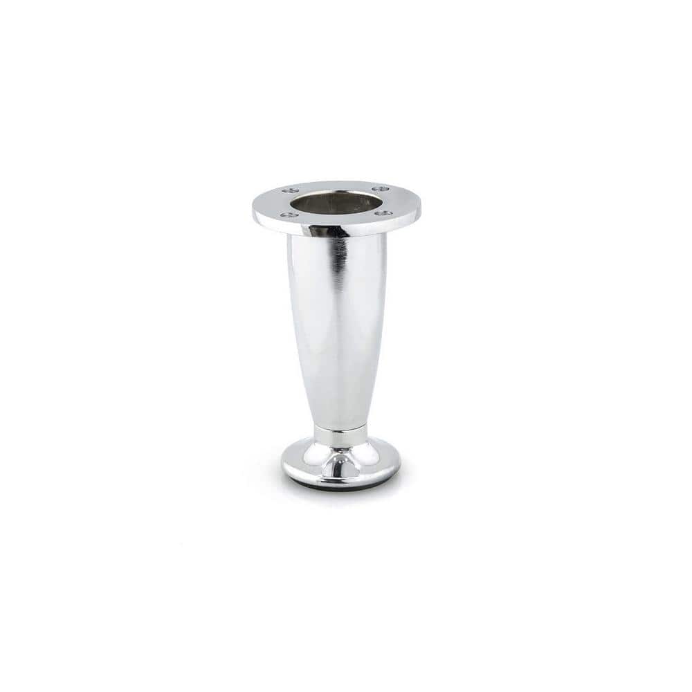 Richelieu 5-29/32 in. Chrome Metal Adjustable Furniture Leg