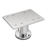 Richelieu 1-31/32 in. Chrome Round Furniture Leg with Leveling Glide