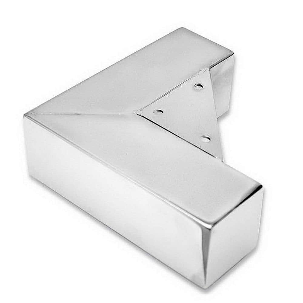 Richelieu 2-7/32 in. Chrome Steel Furniture Leg