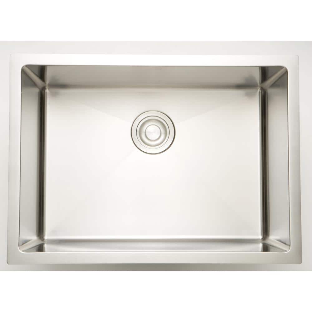 27 in. W x 20 in. D Undermount Laundry/Utility Sink with 1 Bowl And 16 Gauge 16GS-37003
