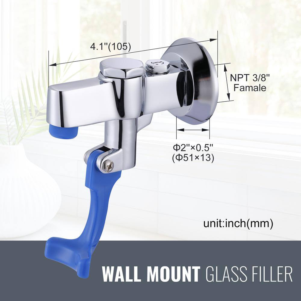 ARCORA Commercial Deck Mounted Single Handle Glass Filler Faucet, Chrome