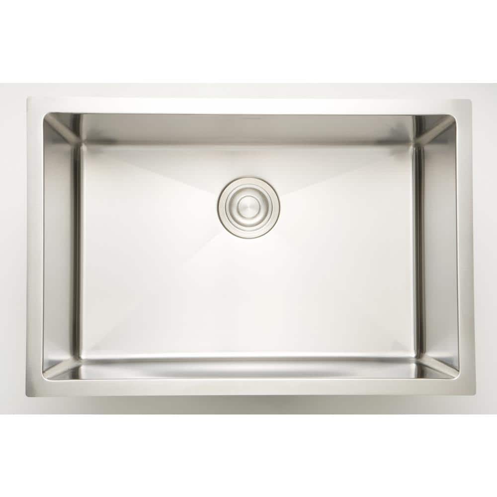 Unbranded 27 in. x 18 in. Stainless Steel Undermount Laundry Sink