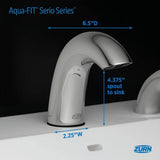 Zurn Aqua-FIT Commercial Touchless Bathroom Sink Faucet with Motion Sensing