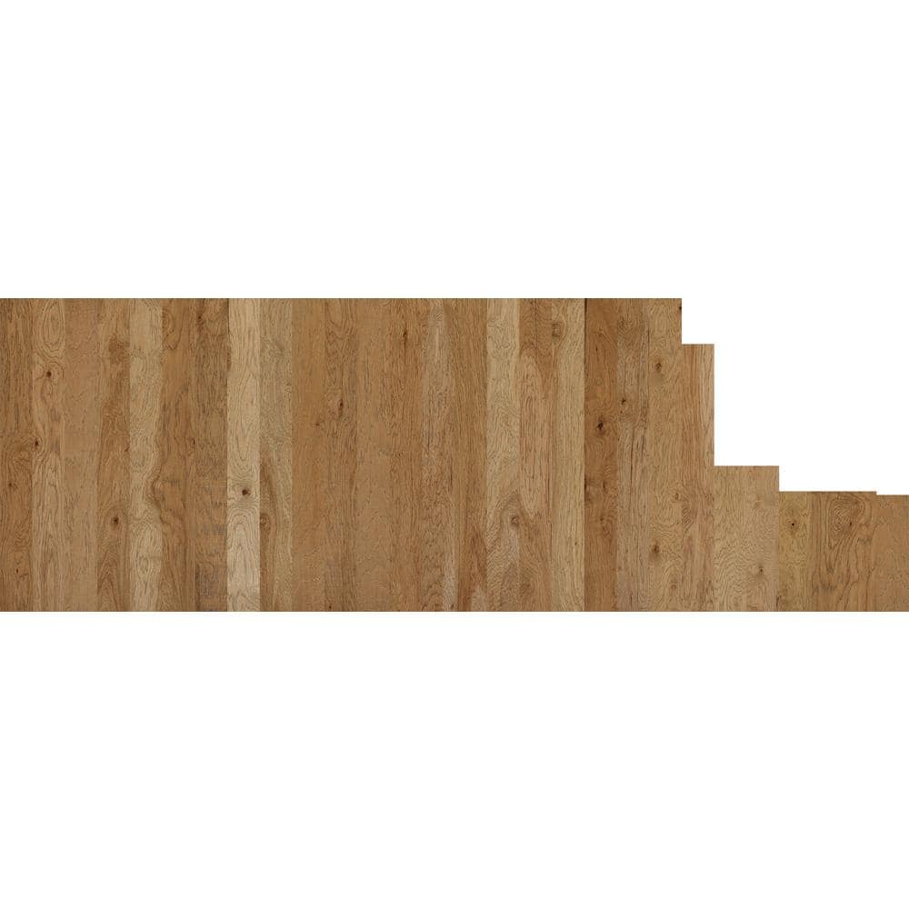 Shaw Olympia Cider Hickory 3/8 In. T X 6.3 in. W Tongue and Groove Scraped Engineered Hardwood Flooring (30.48 sq.ft./case)