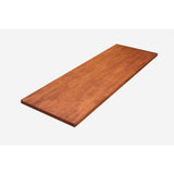 HARDWOOD REFLECTIONS 10 ft. L x 25 in. D Unfinished Birch Butcher Block Standard Countertop in Cinnamon Stain with Eased Edge