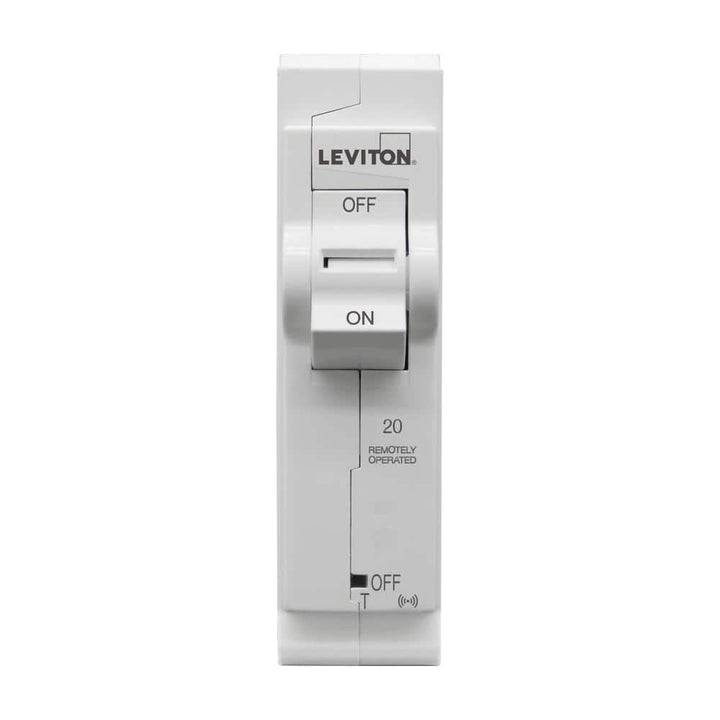 Leviton 1-Pole 20 Amp, 120-Volt 2nd Gen Wi-Fi Smart Branch Circuit Breaker, Standard, 10kA Interrupt Rating, Thermal Magnetic