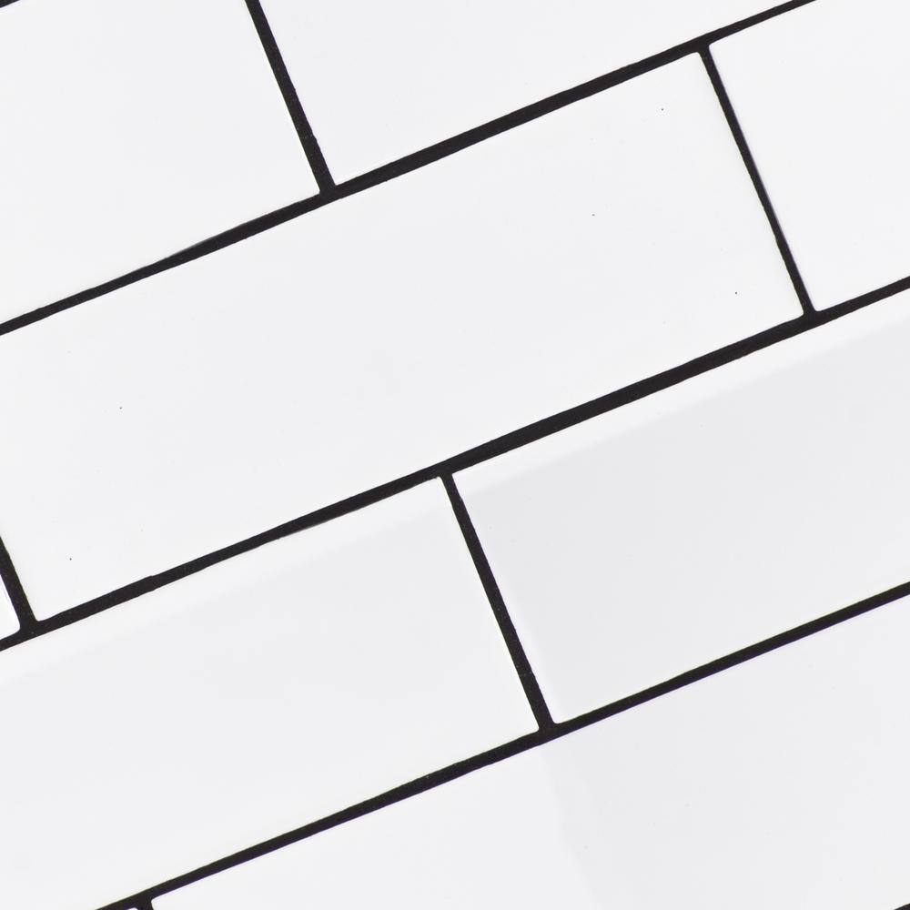 MSI City Bianco 4 in. x 12 in. Glossy Ceramic White Subway Tile (9.99 sq. ft./Case)