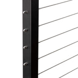 CityPost 10 ft. Deck Cable Railing, 36 in. Base Mount in Bronze