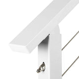 CityPost 10 ft. Stair Cable Railing, 36 in. Face Mount, White