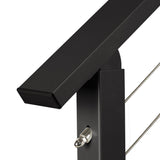 CityPost 12 ft. Stair Cable Railing, 42 in. Face Mount, Bronze