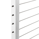 CityPost 12 ft. White Deck Cable Railing
