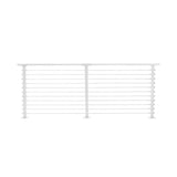 CityPost 12 ft. White Deck Cable Railing