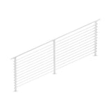 CityPost 12 ft. Stair Cable Railing, White