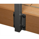 CityPost 24 ft. x 36 in. Bronze Deck Cable Railing, Face Mount