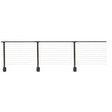 CityPost 24 ft. x 36 in. Bronze Deck Cable Railing, Face Mount