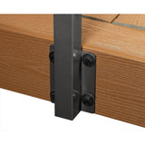 CityPost 54 ft. Deck Cable Railing, 42 in. Face Mount, Bronze