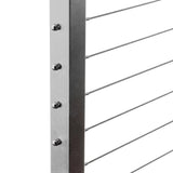 CityPost 6 ft. Deck Cable Railing, 36 in. Face Mount, Grey