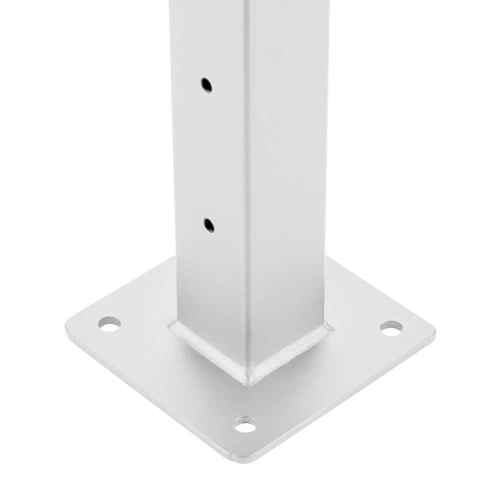 CityPost 6 ft. Deck Cable Railing, 36 in. Base Mount, White