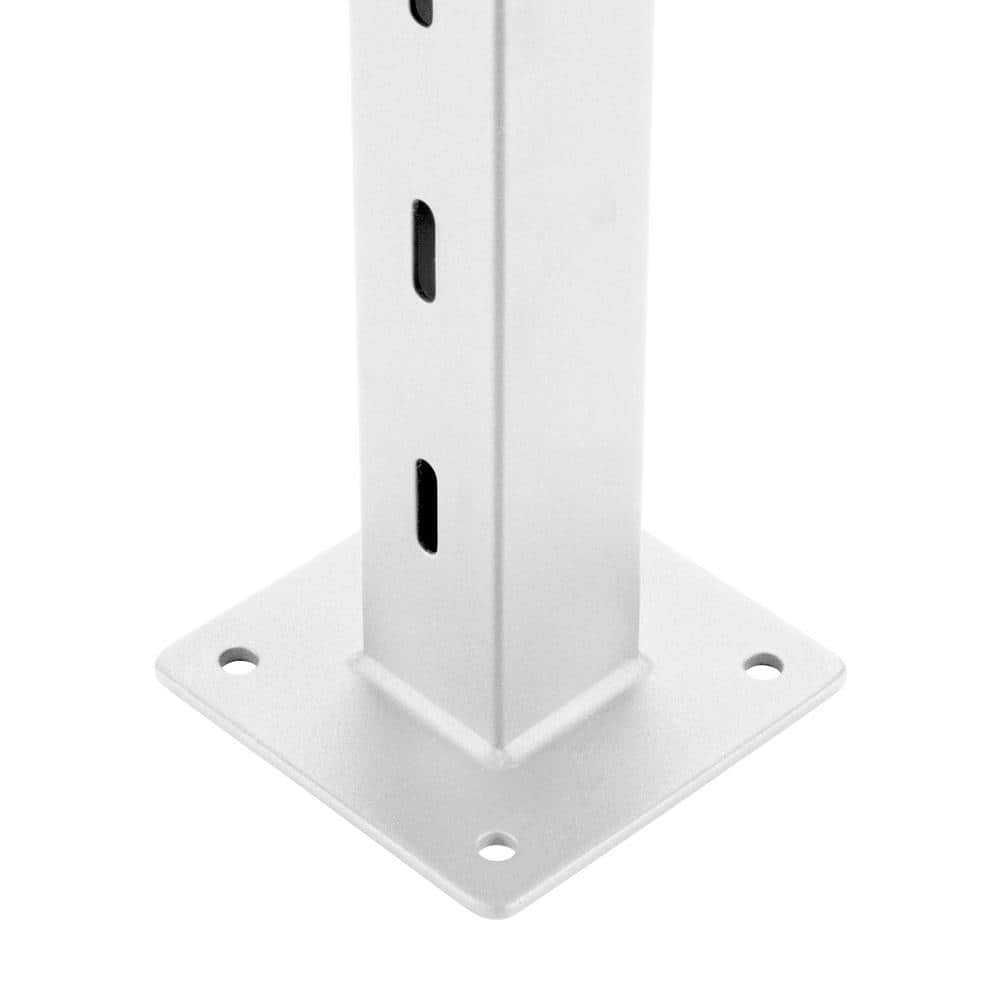 CityPost 6 ft. Stair Cable Railing, 36 in. Base Mount in White