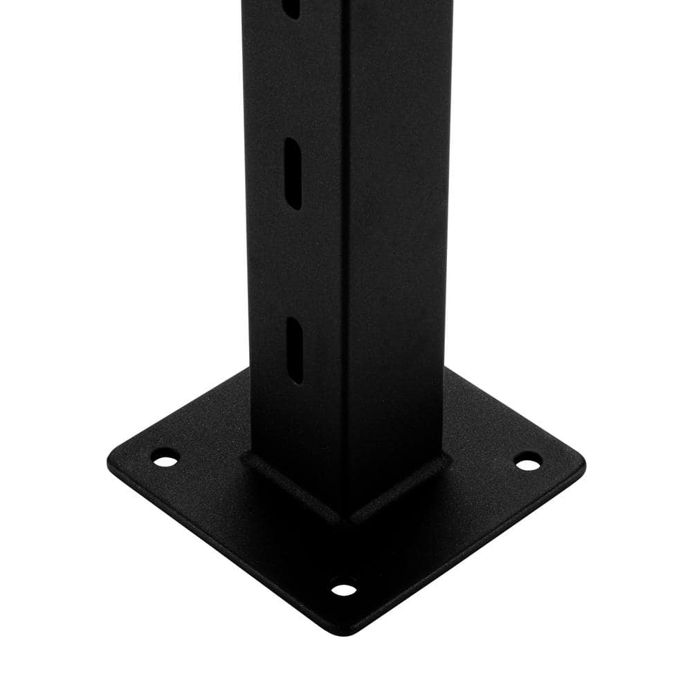 CityPost 8 ft. Black Stair Cable Railing