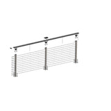 CityPost 8 ft. Deck Cable Railing, Bronze