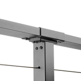CityPost 8 ft. Deck Cable Railing in Grey