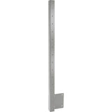 CityPost Deck Corner Post: 36 in. Face Mount: Grey