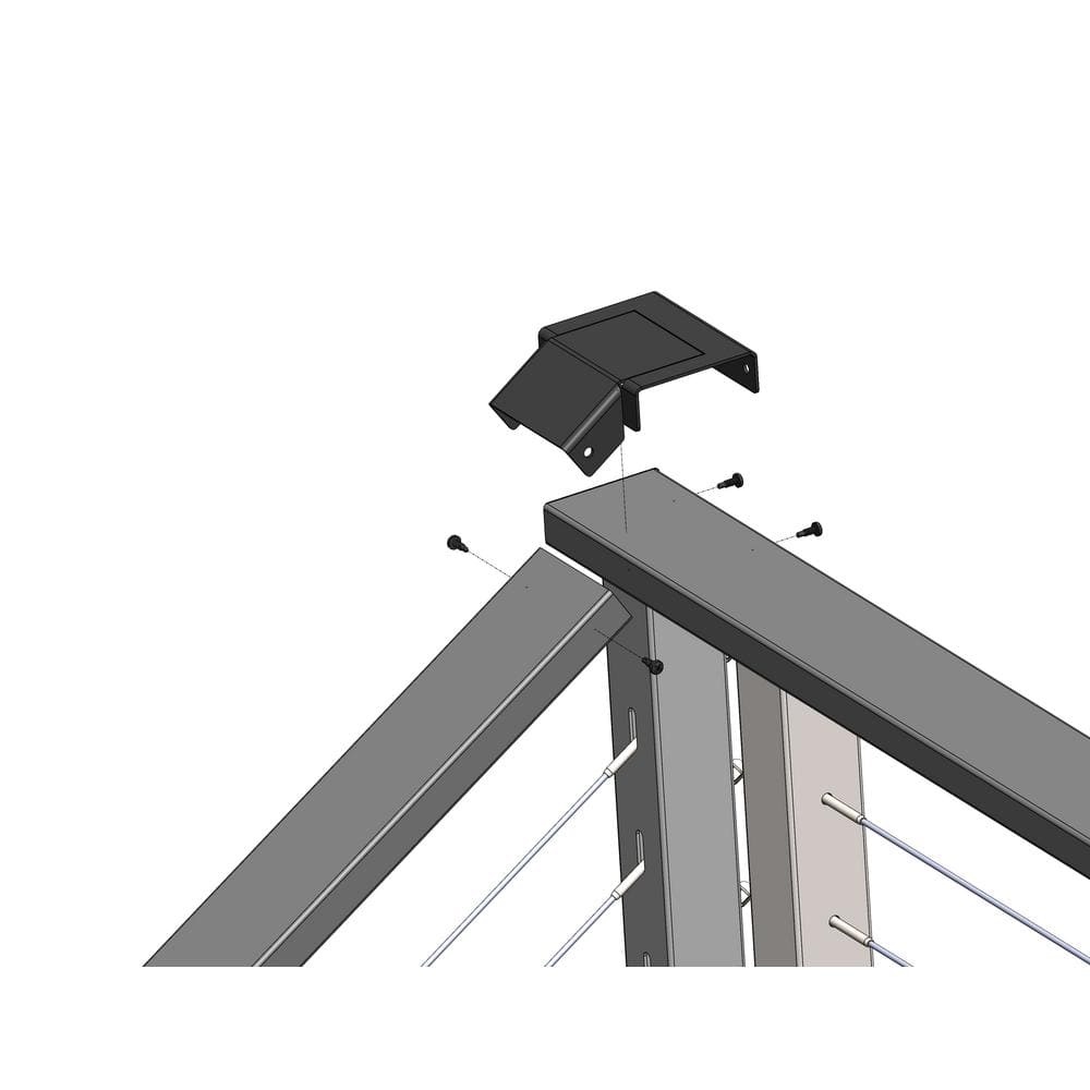 CityPost Horiz to Stair 90 (Upper) Sleeve