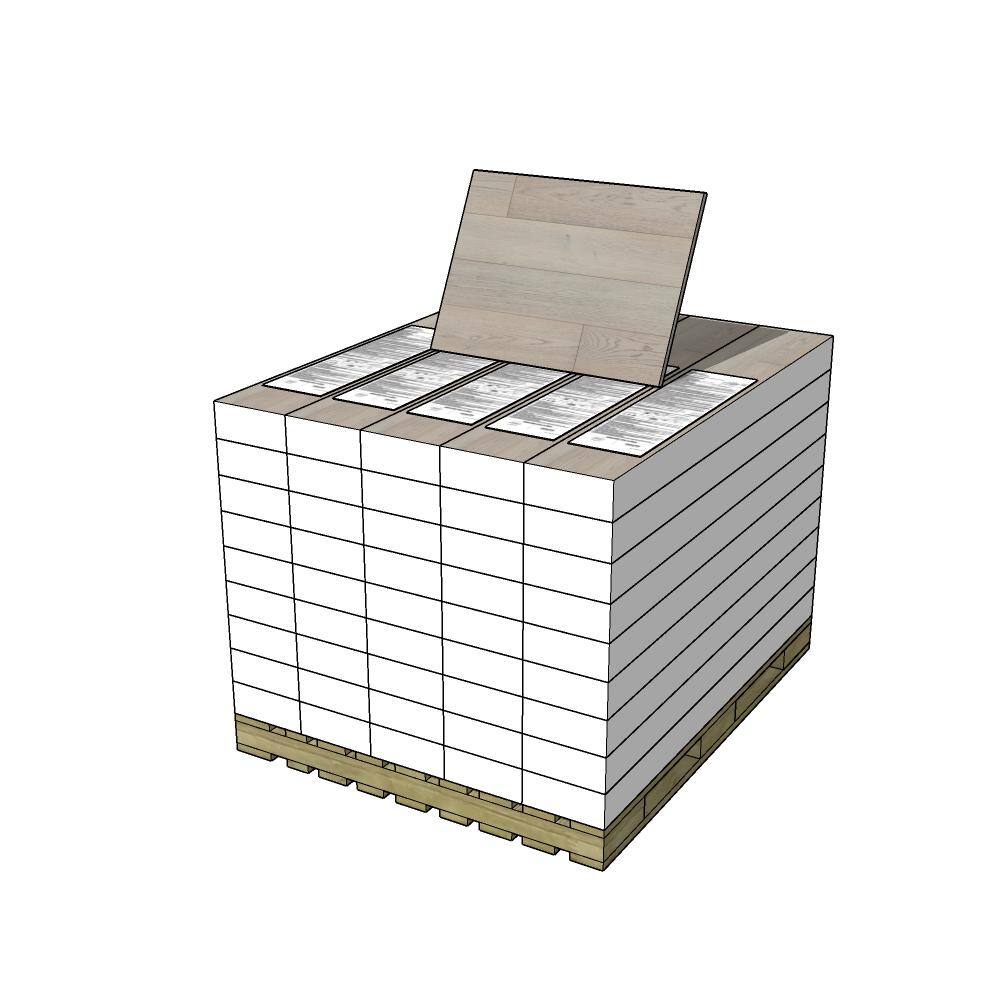 Pergo Defense+ Claremore Bay Oak 3/8 in. T x 7.5 in. W Click Lock Engineered Hardwood Flooring (1104.3 sq.ft./pallet)