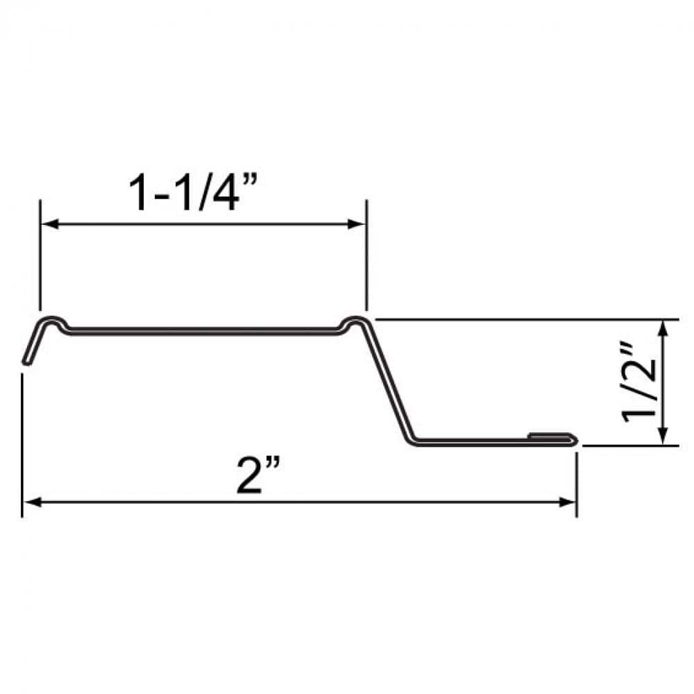 ClarkDietrich RC-1 Pro Resilient Channel Single Leg 12 ft.