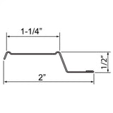 ClarkDietrich RC-1 Pro Resilient Channel Single Leg 12 ft.