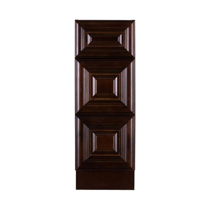 LIFEART CABINETRY Edinburgh Espresso Plywood Raised Panel Stock Assembled Base Drawer Kitchen Cabinet (21 in. W x 34.5 in. H x 24 in. D)