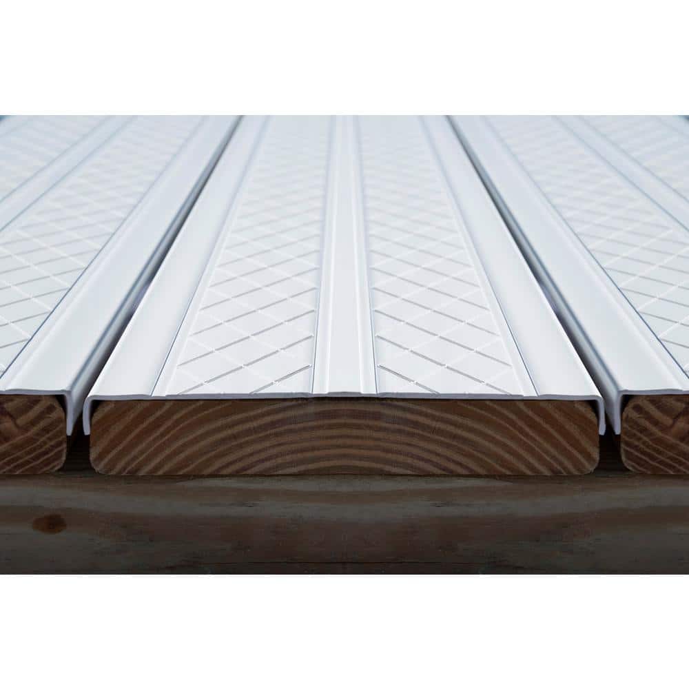 Deck-Top 8 ft. Classic White PVC Decking Board Covers (10-Pack)