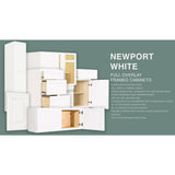 LIFEART CABINETRY LaPort Assembled 24x34.5x24 in. Base Cabinet with 2 Doors and 1 Drawer in Classic White