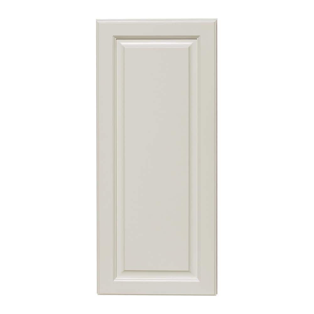 LIFEART CABINETRY LaPort Assembled 15x36x12 in. Wall Cabinet with 1 Door 2 Shelves in Classic White