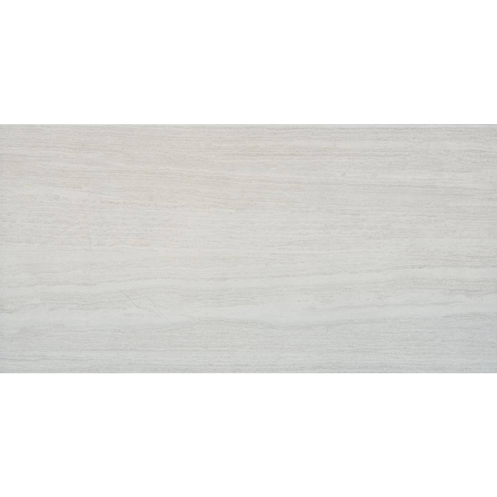 MSI Classico Blanco 12 in. x 24 in. Matte Porcelain Floor and Wall Tile (16 sq. ft. / Case)