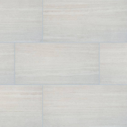 MSI Classico Blanco 12 in. x 24 in. Matte Porcelain Floor and Wall Tile, 16 sq. ft. per Case