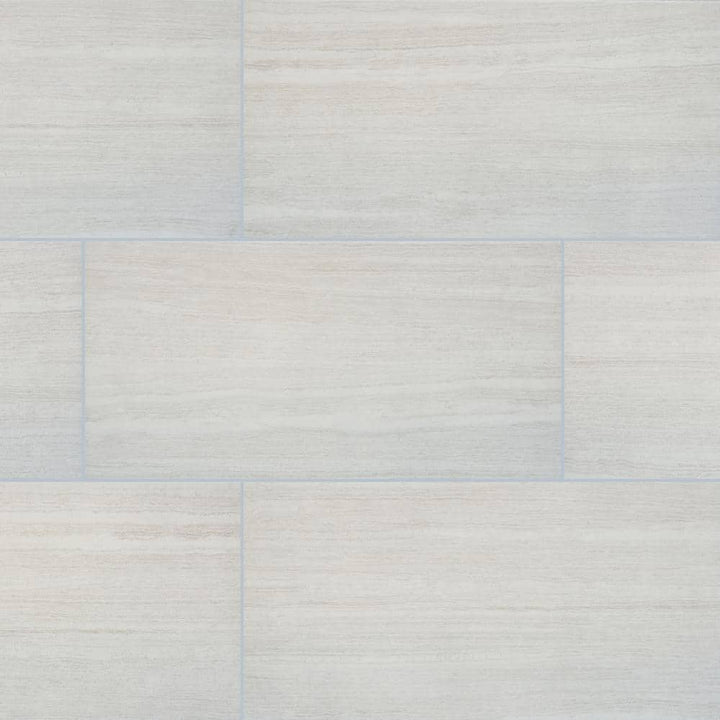 MSI Classico Blanco 12 in. x 24 in. Matte Porcelain Floor and Wall Tile, 16 sq. ft. per Case