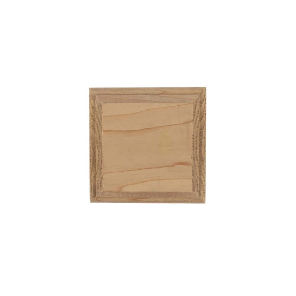 Deckorators 4 in. x 4 in. Hatteras Castine Cedar Wood - No Hole Post Cap