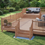Deckorators 4 in. x 4 in. Hatteras Castine Cedar Wood - No Hole Post Cap