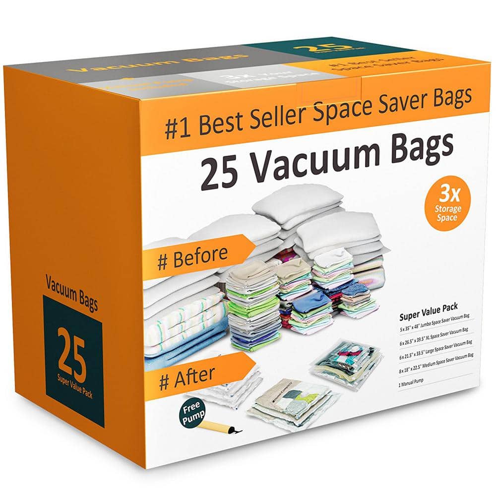 Everyday Home Home Vacuum Storage Bags (25-Pack)