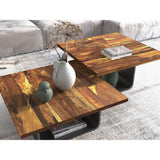 Interbuild 2.3 ft. L x 28 in. D, Senna Butcher Block Table Top Countertop in Clear with Square Edge