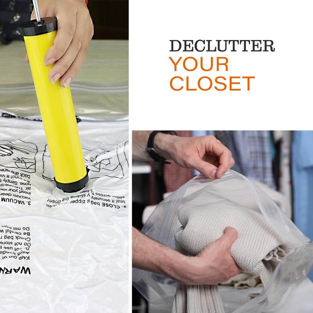Home-Complete Plastic Vacuum Storage Bags (30-Pack)