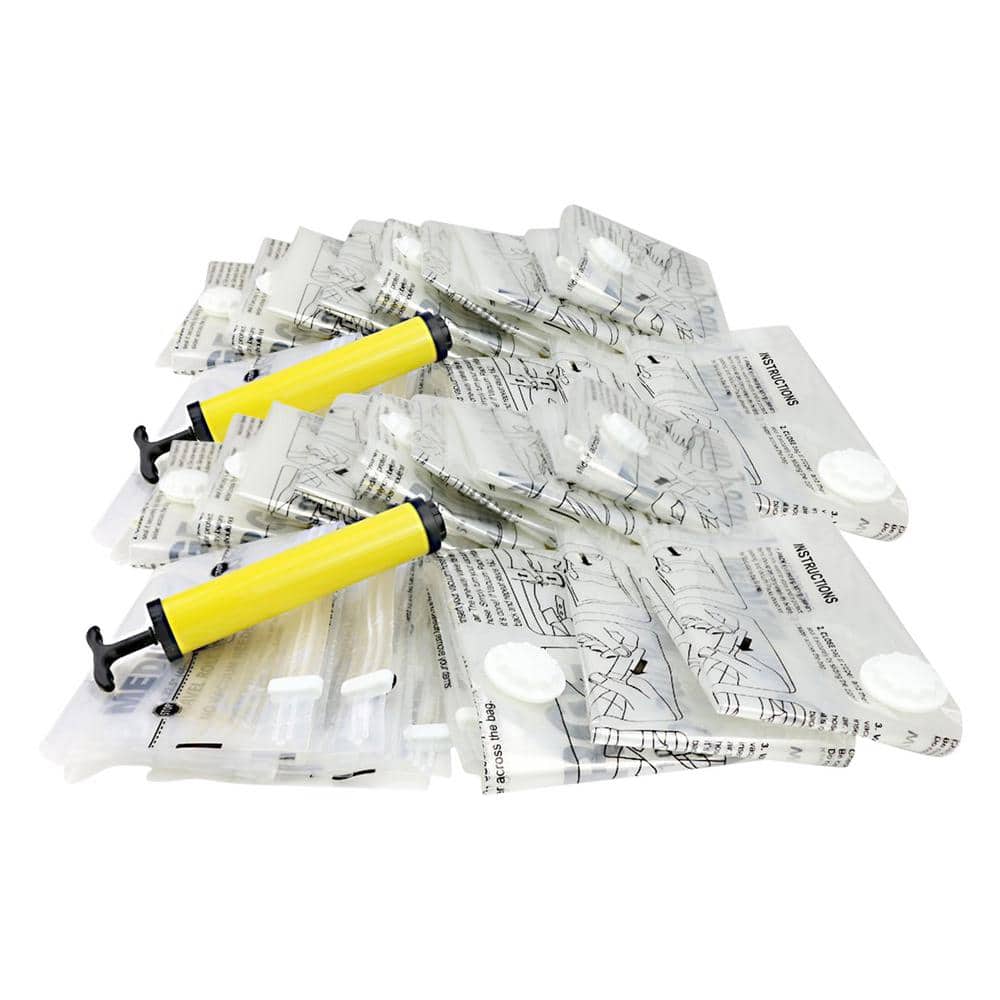 Home-Complete Plastic Vacuum Storage Bags (30-Pack)
